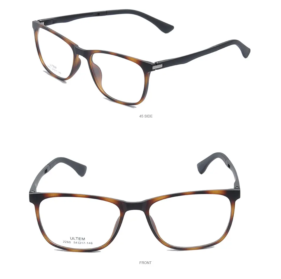 ULTEM Gläser Rahmen Männer Ultraleicht Klare linse Gläser Rezept Optische Myopie Brillen Rahmen Frauen Brillen DD1519 – Detail 7