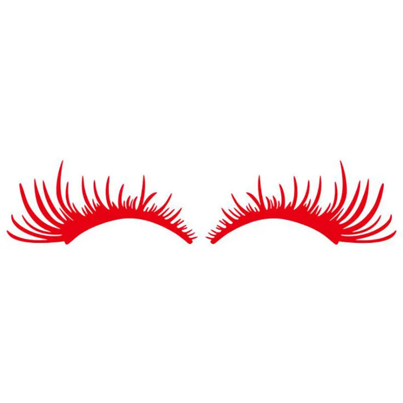 

Fashion 3d Charming Eyelashes Modeling Car Sticker PVC Can Be Customized According To Your Needs Creativity Decal Decor