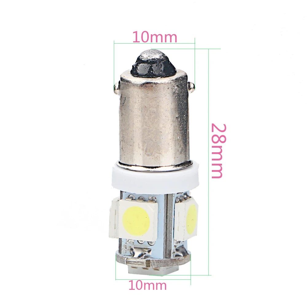 BA9S ڵ LED , T4W T11 5050 5 SMD ׸ , DC 12V 24V, ſ  ȣ , ڵ , , 10 