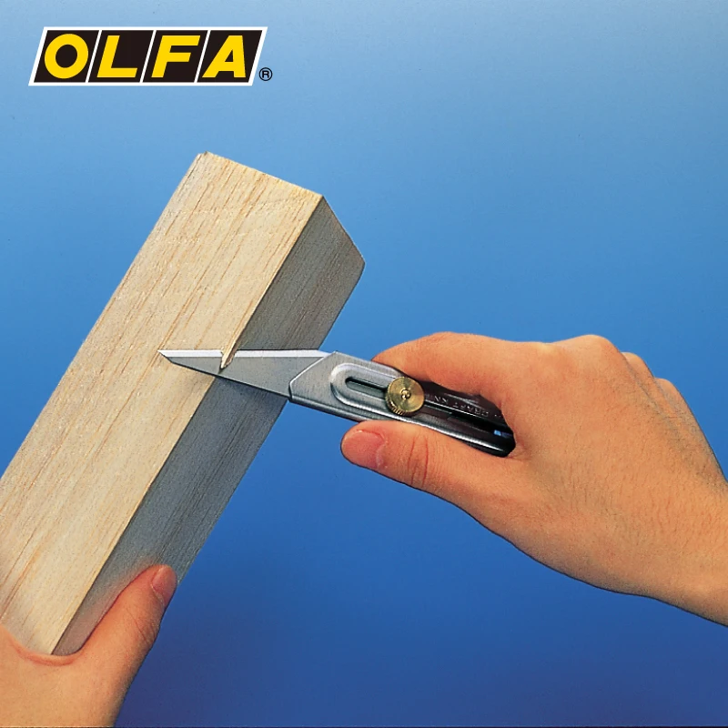 OLFA Европа выданный японский импортный деревянный художественный прививка, походный нож из нержавеющей стали, моющийся CK-2
