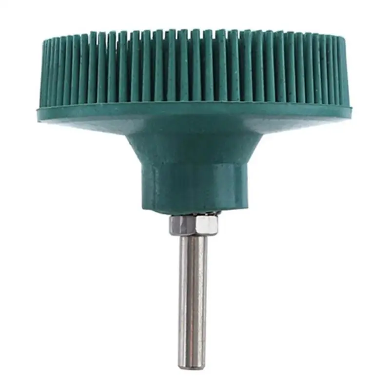 Electric Drill Disc Brush Emery Rubber Abrasive Deburring Polishing Brush