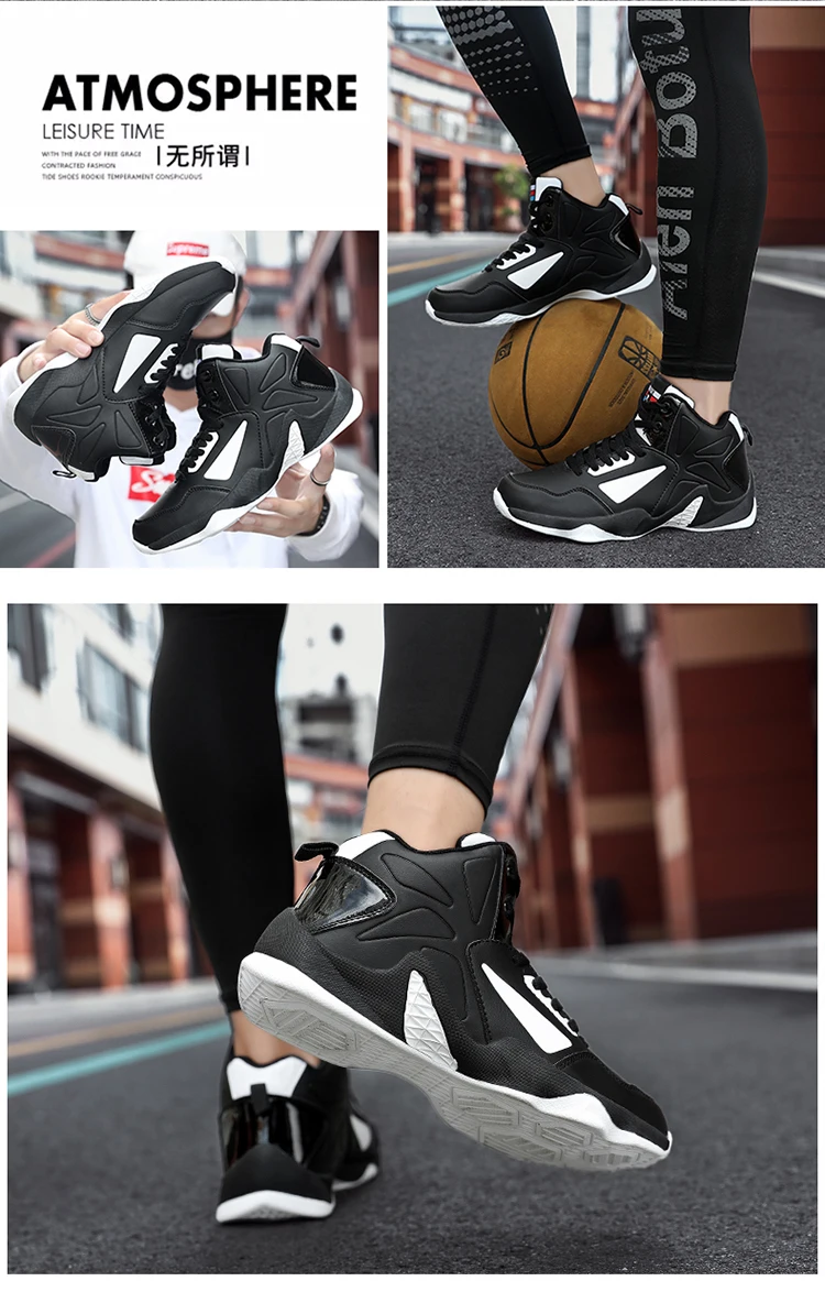 Баскетбольные кроссовки Baskets Homme, мужские и женские амортизирующие кроссовки, высокие уличные спортивные кроссовки унисекс, дышащая Спортивная обувь