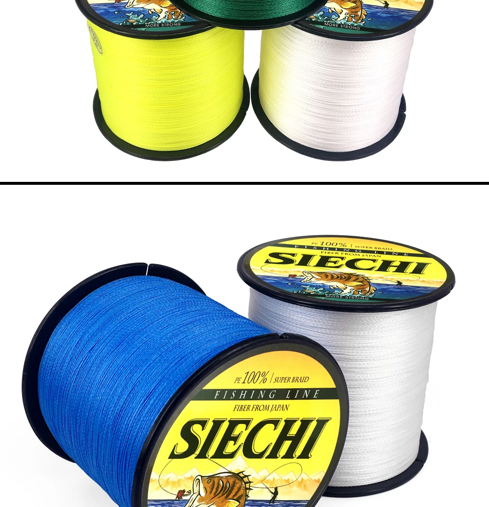 NEW Fishing Line 8 Strands 4 Strands PE Braided 500 Meters Multifilament Fishing Line Rope peche carpe Wire 20-88lb