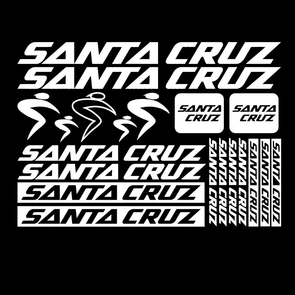 funny bumper stickers car sticker Compatible for santa cruz sticker kit vinyl stickers bike bicycle bike mtb mountain bike modified decals Car Stickers