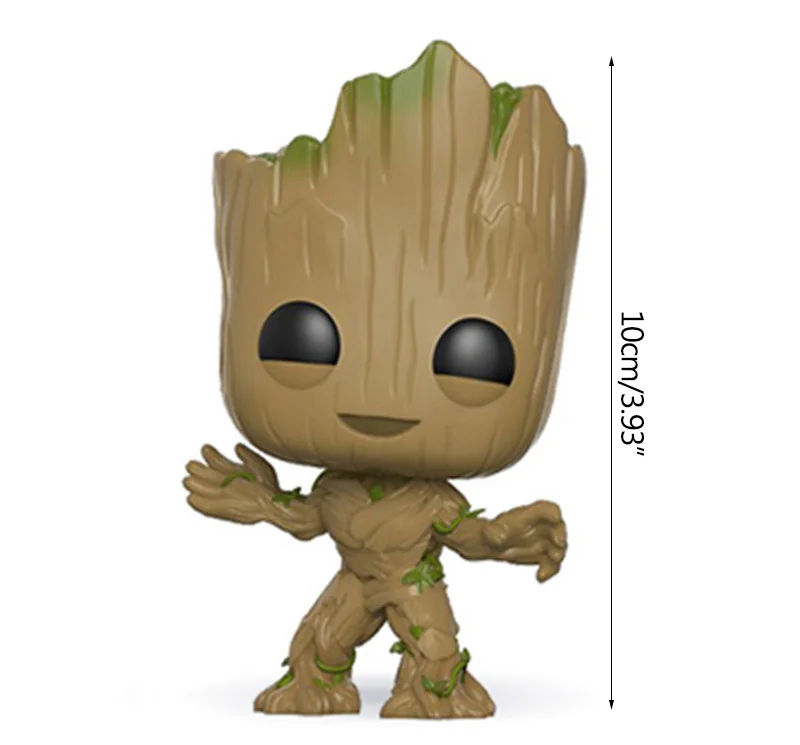 Strongwell Baby Groot анимационная модель Грут фигурка дерево человек Marvel галактика Мстители детское украшение игрушка мультфильм милый аниме