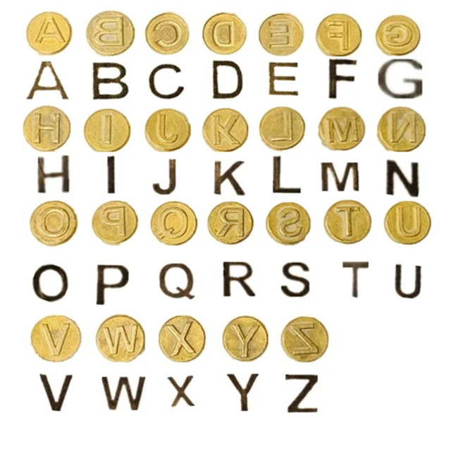 Alphabet Letter Numbers Stamp Soldering Iron Tip