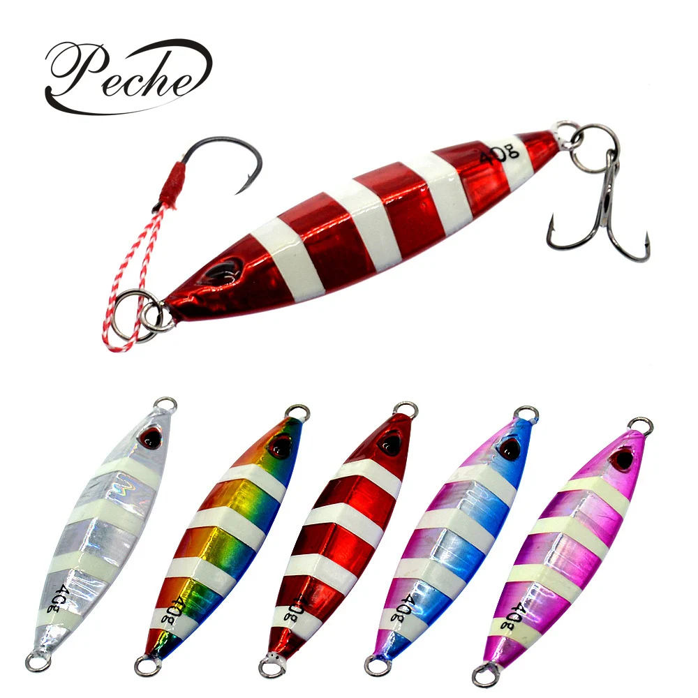 

Peche Leurre Luminous Lead Spoon Fishing Lures Metal Jig Pesca Wobblers SpinnerBait Sequin for Carp Fishing Isca Bass Hard Baits
