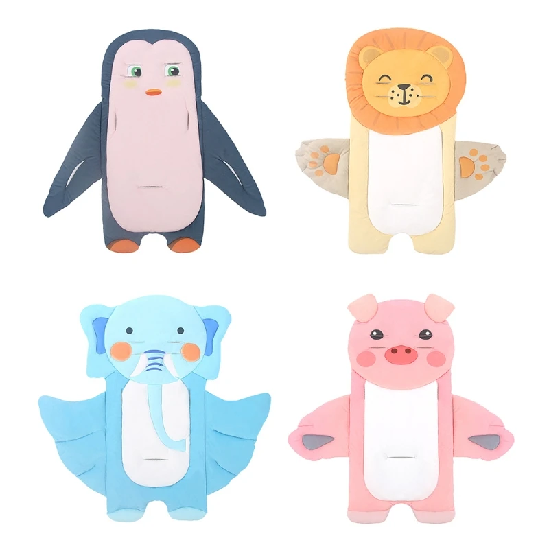 2021 New Universal Newborn Baby Stroller Cartoon Animal Seat Cushion Liner Mat Pad Cover