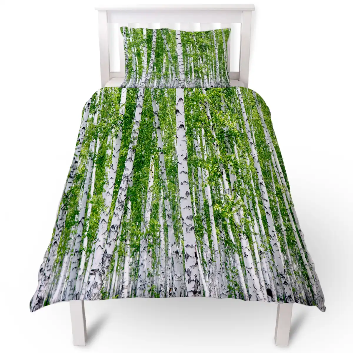 Birch Trees Nature Duvet Cover Pillow Case Quilt Cover Set