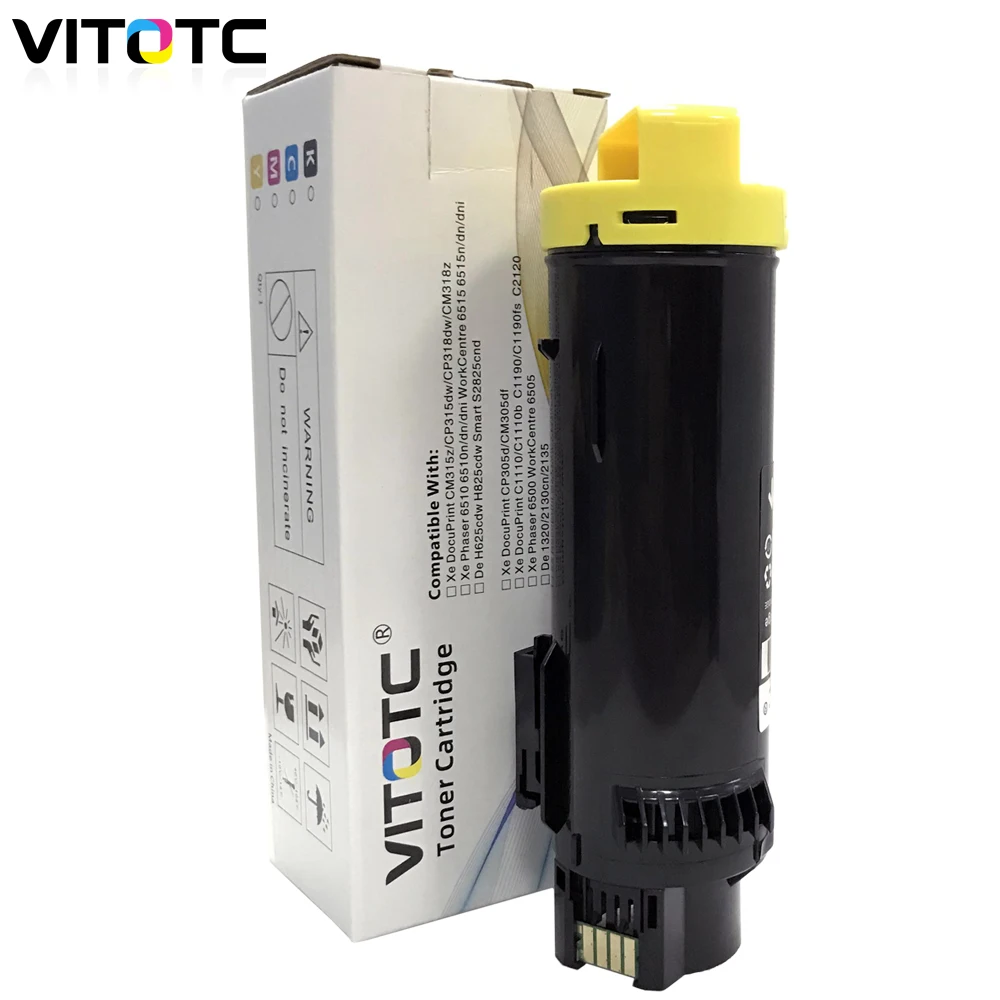 4 Color Toner Cartridge Compatible Xerox Phaser 6510 WorkCentre 6515 V N DN DNI Extra High Capacity toner cartridge replacement