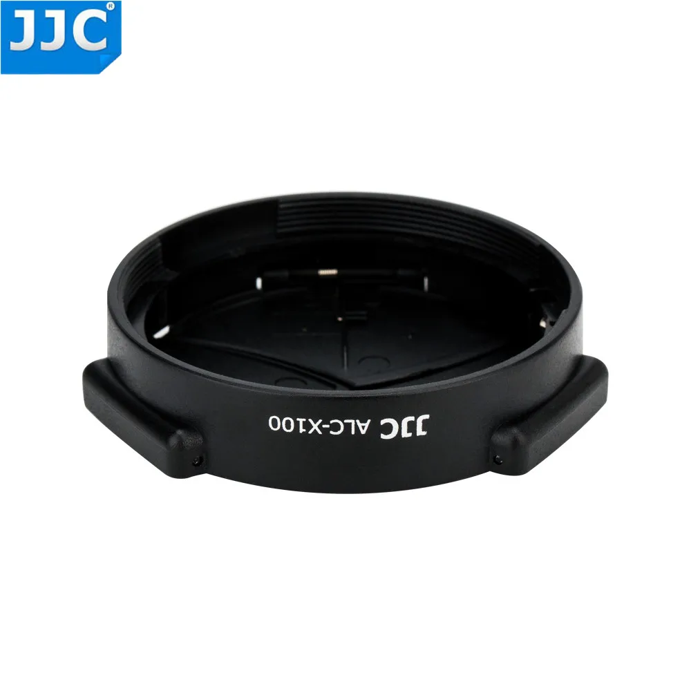 JJC Серебристая черная ABS самоудерживающаяся автоматическая крышка для объектива для камеры Fujifilm FINEPIX X100 X100S X100T X100F X70