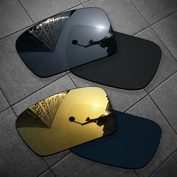Vonxyz несколько вариантов поляризованные Сменные линзы для-солнцезащитные очки Oakley Gascan, солнцезащитные очки - Цвет линз: Black-Bronze Gold