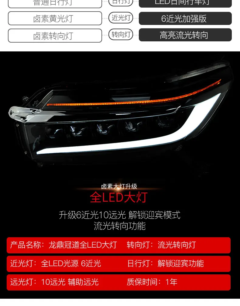Автомобильный Стайлинг, головной светильник для Honda Avancier, светодиодный головной светильник s-, головная лампа, двойной C Angel eye, Led DRL, передний светильник