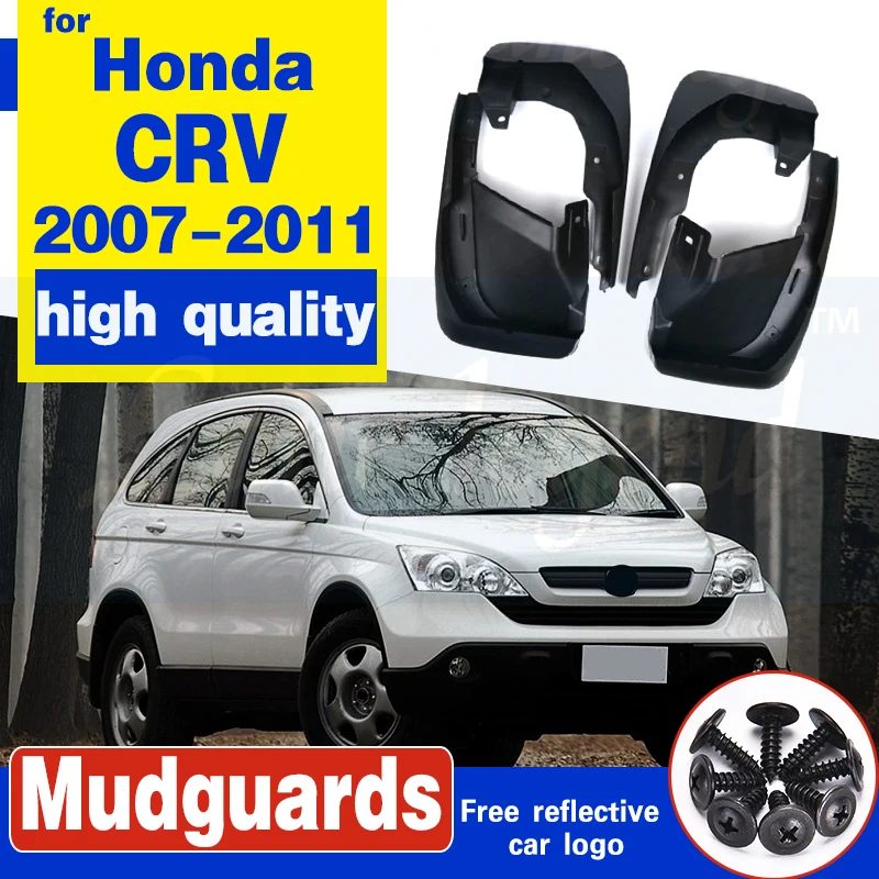 

Mudguard For Honda CR-V CRV 2007 2008 2009 2010 2011 Front Rear 4pcs Mudflaps Mudguards Car Accessories Auto Styline Fender