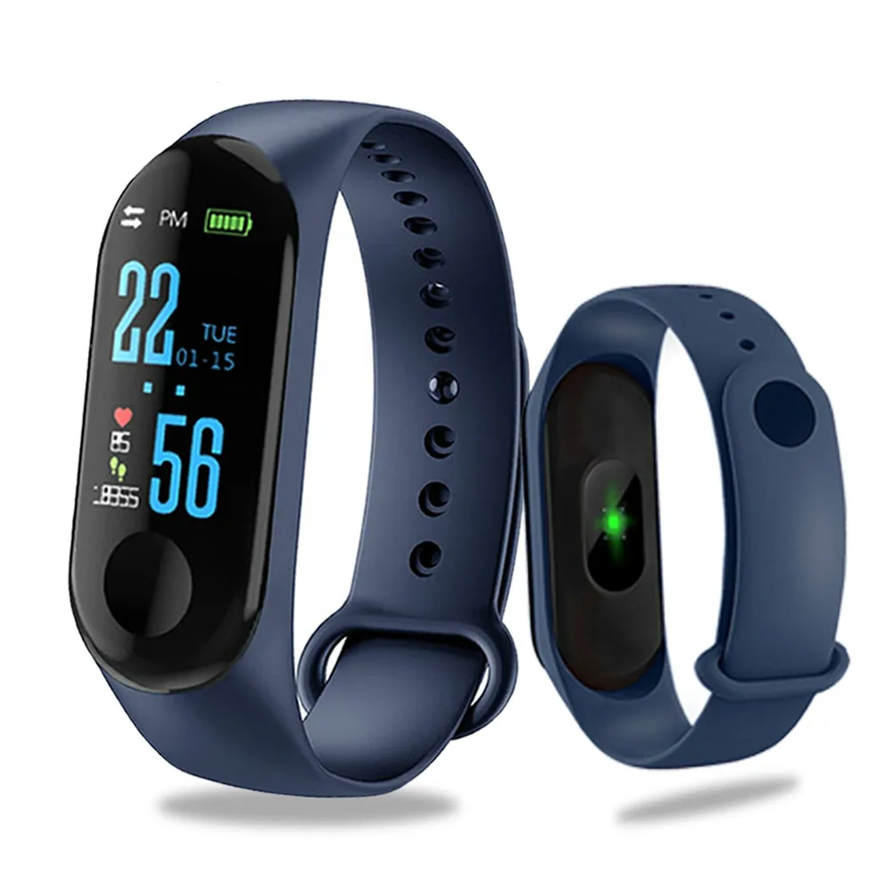 Смарт браслет reloj M3 Pro пульсометр фитнес трекер смарт M3Pro Plus спортивные часы
