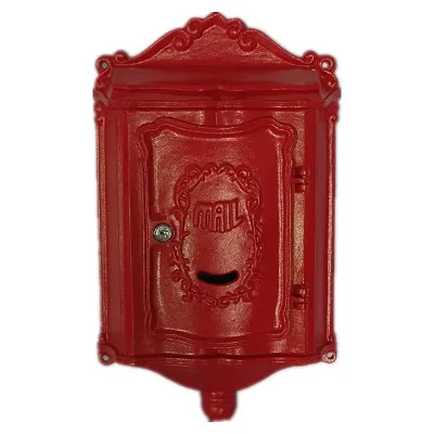 Vintage Retro Aluminium Alloy Mail Box Mailbox Metal Letters Post Box Wall Mounted Postbox Vintage Home Garden Yard