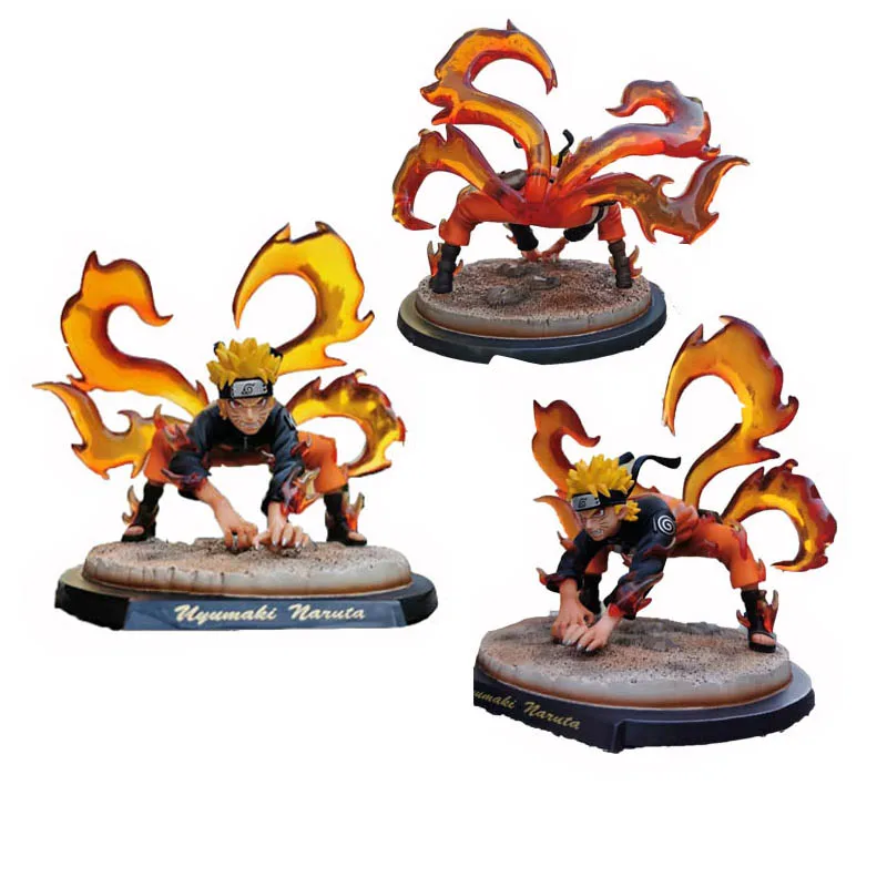 

Uzumaki Naruto Figure Shippuden LS GK Ninetales naruto Kurama Action Figure Toy Doll Collection Gift