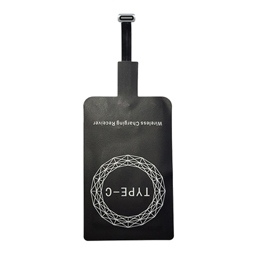 Беспроводное зарядное устройство, зарядный приемник, микро USB интерфейс, TypeC Paster для iPhone, samsung, huawei, Xiaomi, вперед, назад
