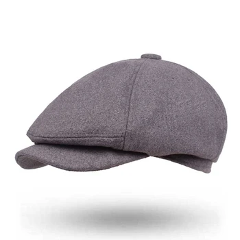 

Women man Peaked Cap Solid UV Protection Cotton Linen Flat Newsboy Painters Driving Hat Outdoor Headwear