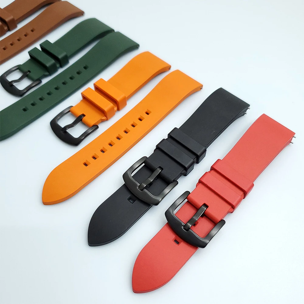 

NEW Fluorine Rubber Strap for Mi Watch sports edition Watchbands for Xiaomi Mi Watch Color Strap Bracelet