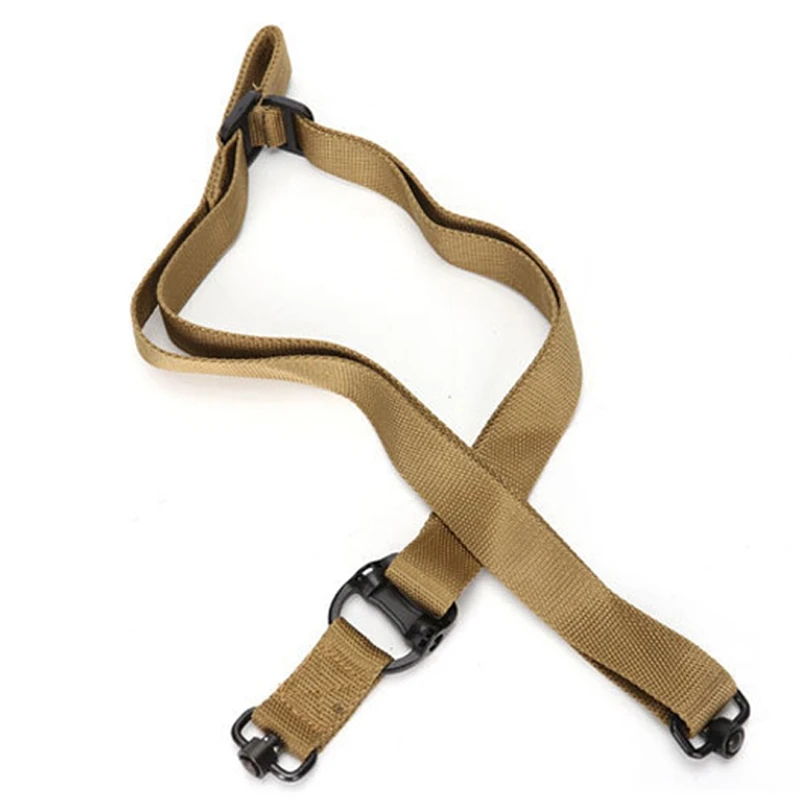 

2 Single Point Sling Sling Bungee Strap Nylon Belt Rope with Metal Hook for Hunting