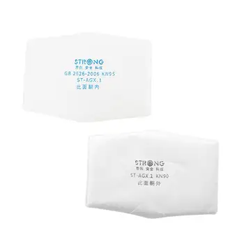

Disposable Filter Pad Masks Respirator 4 Layers PM2.5 KN90/KN95 Replaceable Anti-dust Non-woven Cloth Mouth Mask Pads Filter