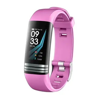 

Men Women Alarm Clock Bluetooth 4.0 Waterproof IP67 Sleep Monitor Stopwatch Heart Rate Smart Bracelet Wristband Activity