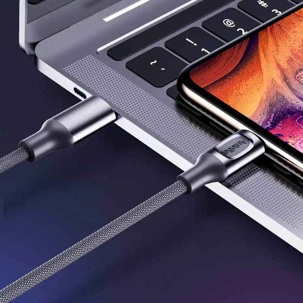ROCK A1 USB C к L кабель для iPhone X XS 8 usb type C кабель для передачи данных для M USB шнур 18 Вт PD Быстрая зарядка