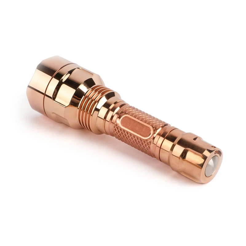 Медь Astrolux C8 SST40/XP-L HI 1300lm 7/4 режима A6 драйвер для повседневного использования, тактический фонарик 18650 фонарик светодиодный фонарь Фонари прожектор