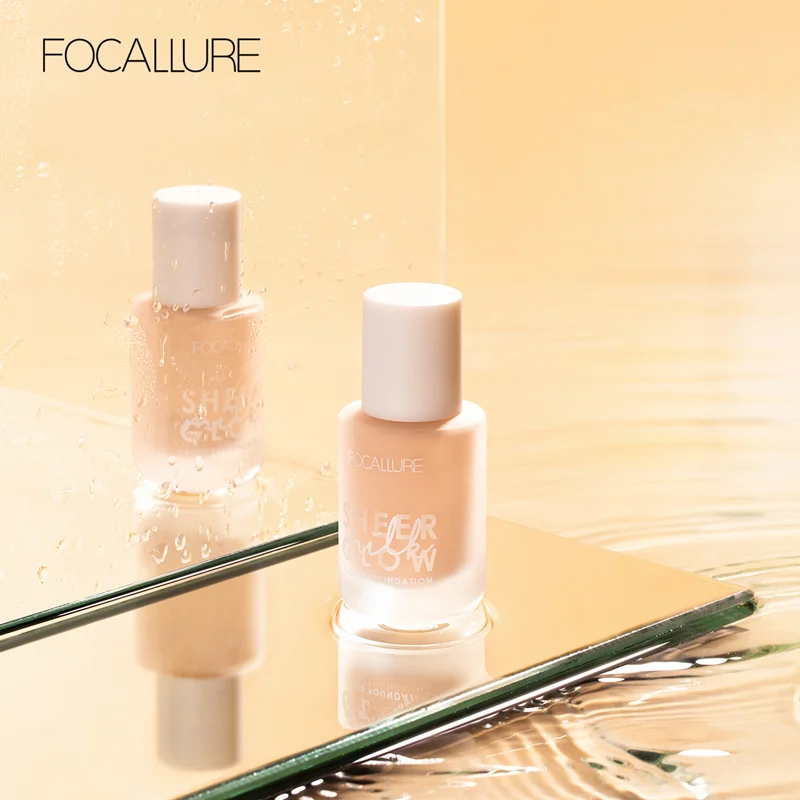 FOCALLURE, 5 цветов, консилер, водостойкая основа под макияж, контроль над маслом, макияж, основа для лица, жидкий увлажняющий крем