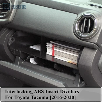 

Glove Box For Toyota Tacoma Center Console Organizer Central Storage Glove Box Stowing Tidying Segmentation Partition Box