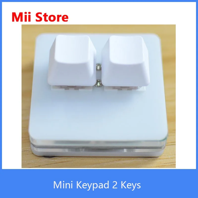 Nuova Mini Tastiera 2 Tasti Copia E Incolla Il Collegamento Audio Cherry Tastiera Meccanica Gaming Tastiera Usb Per Win8 10 / Mac