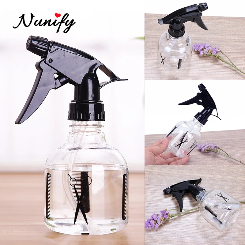 Nunify Hairdressing Spray Bottlerefillable Mist Bottle Salon Barber Hair Tools Plants Flowers Water Sprayer Dual-Use