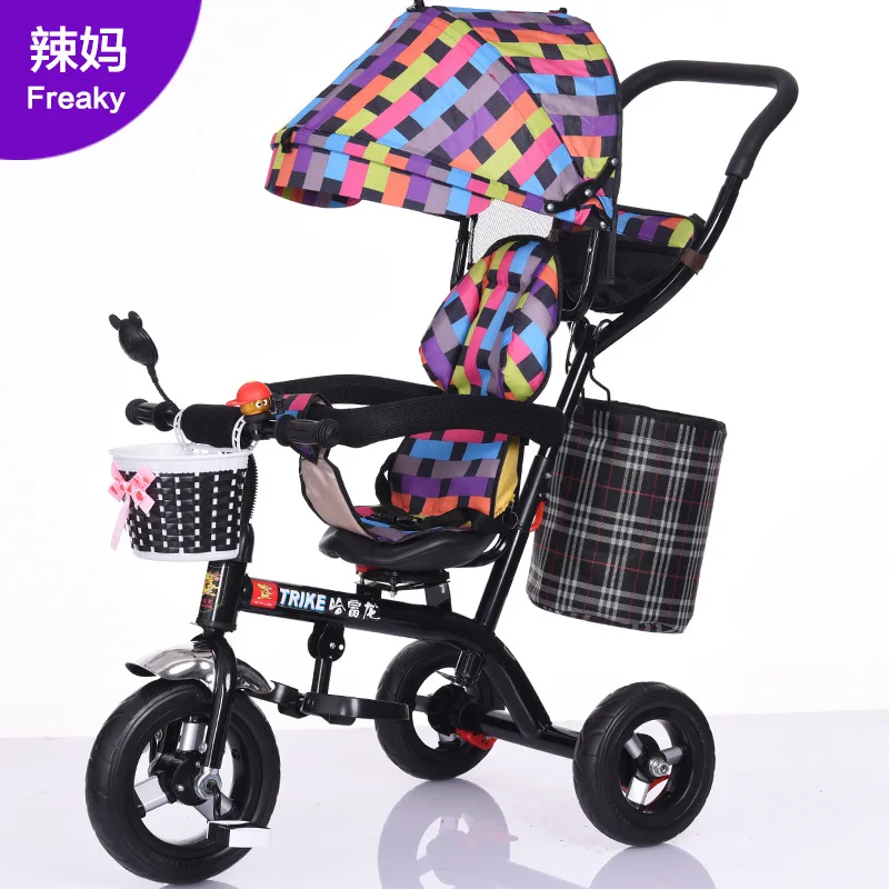 

Children's Tricycle Bicycle Child Light Portable Baby Three Wheels Stroller Kids Ride on Toys