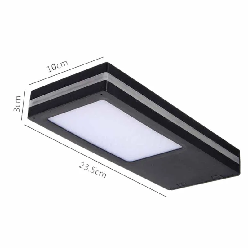 500Lm 144Led Солнечный настенный светильник, открытый водонепроницаемый садовый настенный светильник, датчик солнечной энергии, садовый светильник, энергосберегающий светильник для человеческого тела