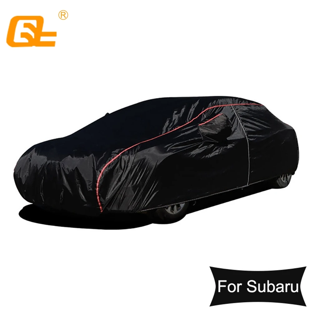 For Subaru BRZ 210T Full Car Covers Outdoor Uv Sun Protection Dust Rain  Snow Protective Car Cover Auto Black Cover