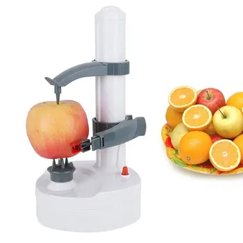 

Multi Electric Peeler Stainless Steel Automatic Three Spare Blades Apple Potato Peeler Fruit Vegetable Cutter Machine