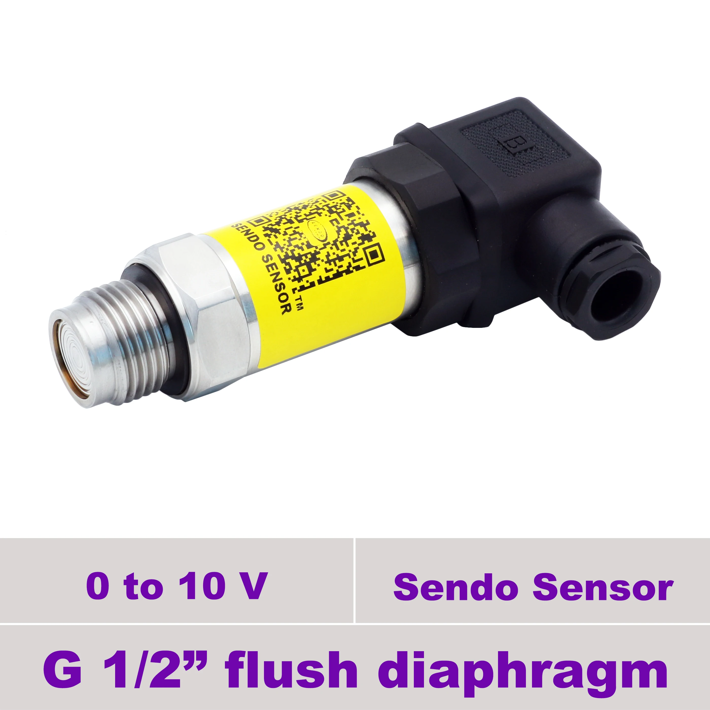 316L flush mount diaphragm pressure sensor 0 10V signal range to 0.1 0.2 0.35 1 2.5 4 6 10 16 400 bar g 12 thread | Инструменты