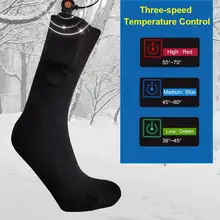 Носки с подогревом для мужчин и женщин, USB, Мобильная мощность, безопасные зимние теплые согревающие носки для спорта на открытом воздухе, велоспорта, катания на лыжах