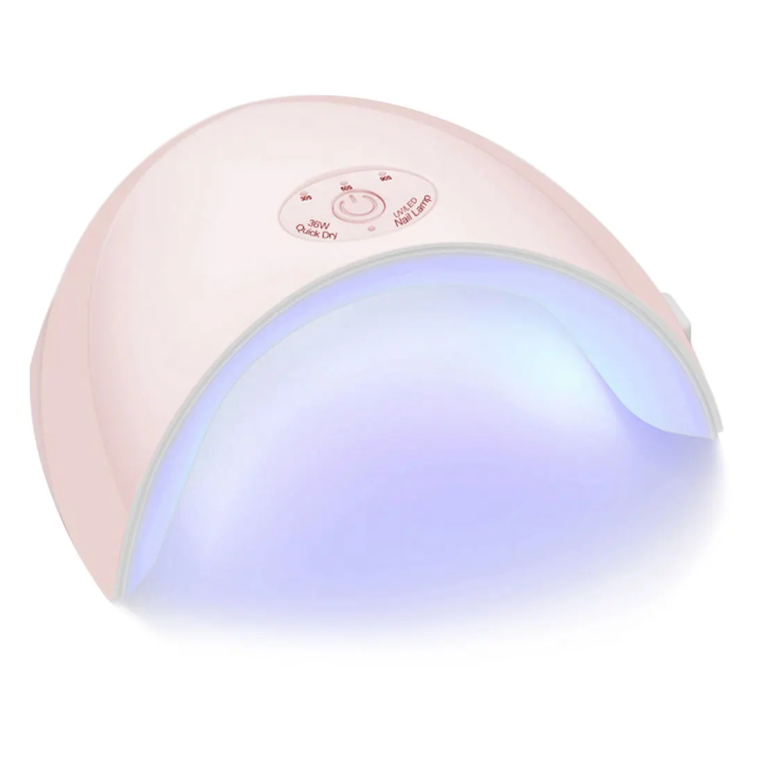 36W pink 8/36 Вт мини-лампа с USB УФ светодиодная лампа для ногтей Сушилка для ногтей гель СИД УФ лампа для ногтей машина леча светильник с таймера - Цвет: 36W pink