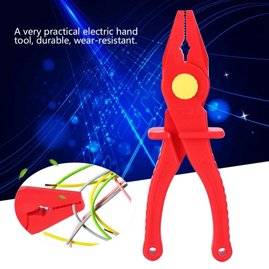 

Handheld Multifunctional Insulated Plastic Cutting Pliers Hand Tools For Instrument Installation Non Slip
