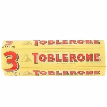 

Toblerone Chocolat au Lait Suisse avec Amandes Salées Caramélisées 3 x 50 g