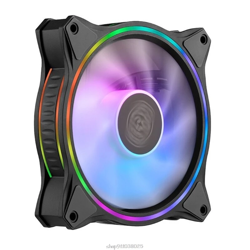 MF140 12V/4PIN PC Computer Case CPU Cooling Fan Addressable PWM RGB Lighting Cooler Radiator Fans F19 21 Dropship | Компьютеры и офис