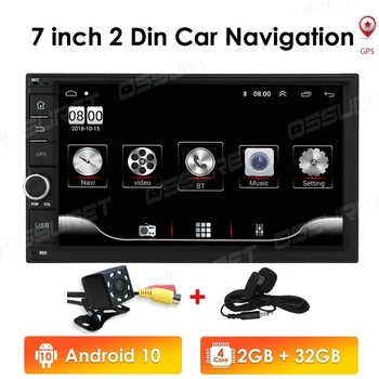 

Android QuadCore 1G+32G RDS AM Universal Double 2Din Car Audio Stereo GPS Navigation Radio Kits Car Multimedia Player 7 inch USB