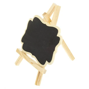

5/10 Mini Blackboard Memo Sign Message Note Chalk Board with Stand Clips TB Sale