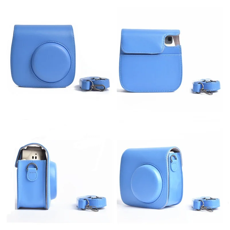 Кожаный чехол на плечо для камеры Fujifilm Instax Mini 9 mini 8 +|camera backpack|camera shoulder strapprotection bag |