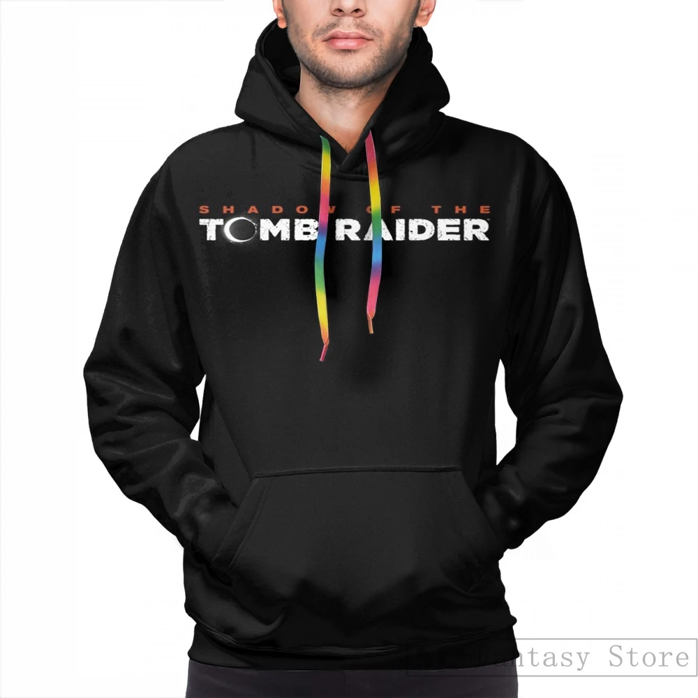 Мужские толстовки, свитшоты для женщин funny SHADOW OF THE TOMB RAIDER [White] Повседневная Толстовка с принтом