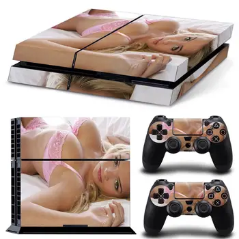 

Sexy Girl Vinyl Skins Stickers for Sony PS4 Console 2 Dualshock Controllers