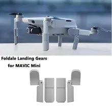 Foldable Landing For DJI Mavic Mini Extended Landing Gear Leg Support Protector Extensions for DJI Mavic Mini Drone Accessories 2pcs tall landing skid extended landing gear
