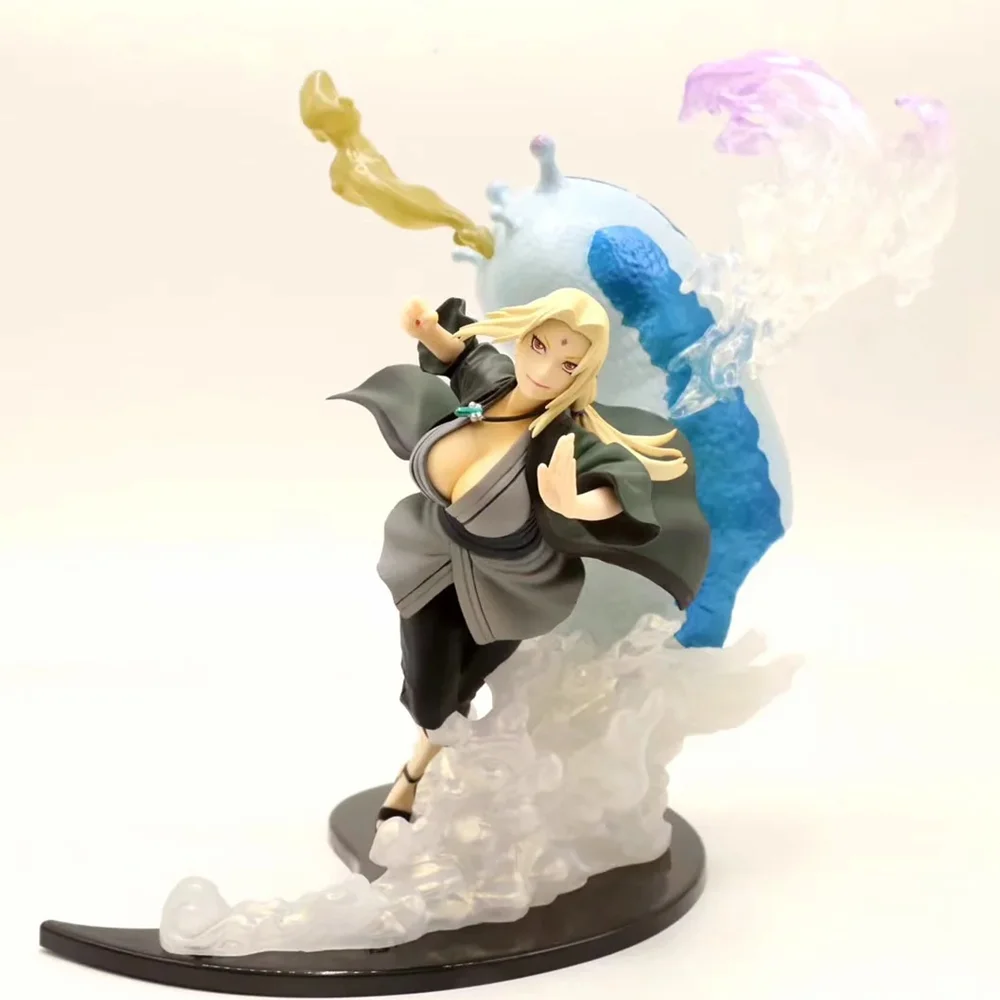 Naruto Tsunade Anime Figures PVC Toys Shippuden Statue Zero Diorama Model Naruto Collectible Action Figural Uzumaki Jiraiya Doll